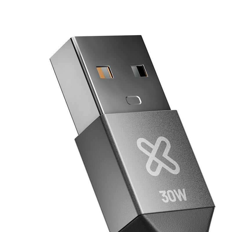 Cable Trenzado USB-A USB-C PowerGo 050 30W 1m Klip Xtreme