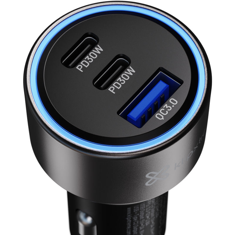 Cargador de Auto PowerCar 60 USB-C y USB-A 60W Klip Xtreme