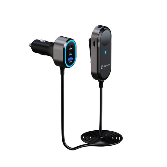 Cargador de Auto PowerCar 100 USB-C y USB-A 100W Klip Xtreme