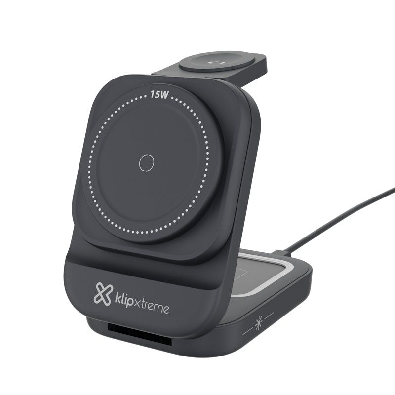 Cargador Magnetico Carga Qi y Apple Watch Klip Xtreme
