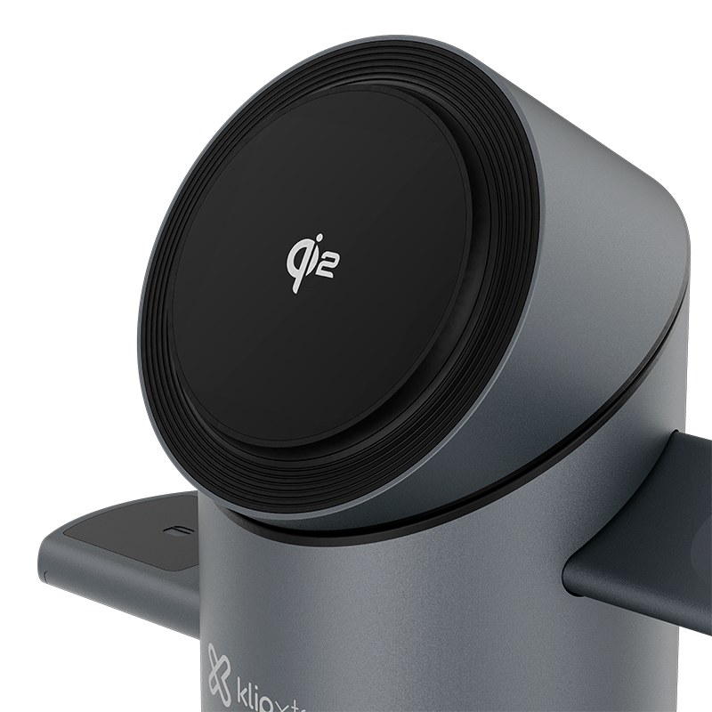 Cargador Magnetico c/Giro Carga Qi y Apple Watch Klip Xtreme